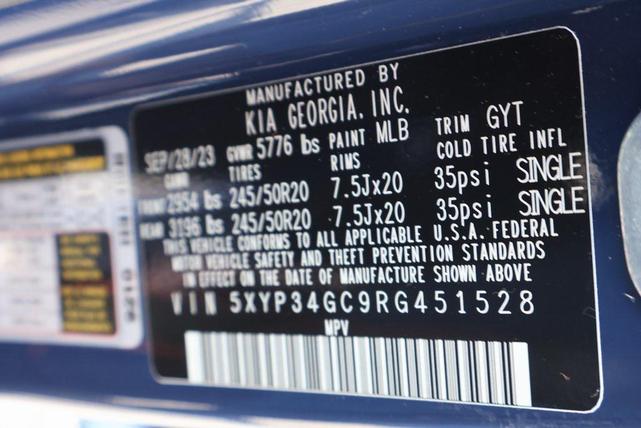 Photo of 2024 Midnight Lake Blue Kia Telluride