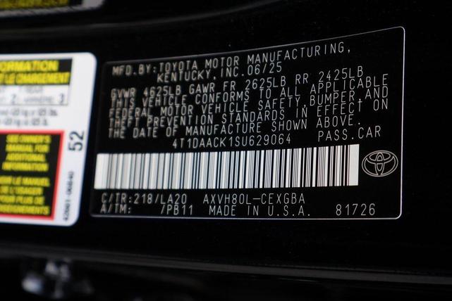 Photo of 2025 Midnight Black Toyota Camry