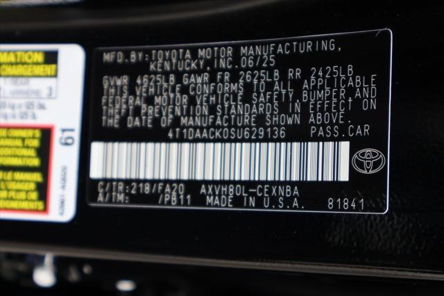 Photo of 2025 Midnight Black Toyota Camry