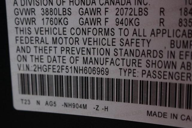 Photo of 2022 Gray Pearl Honda Civic