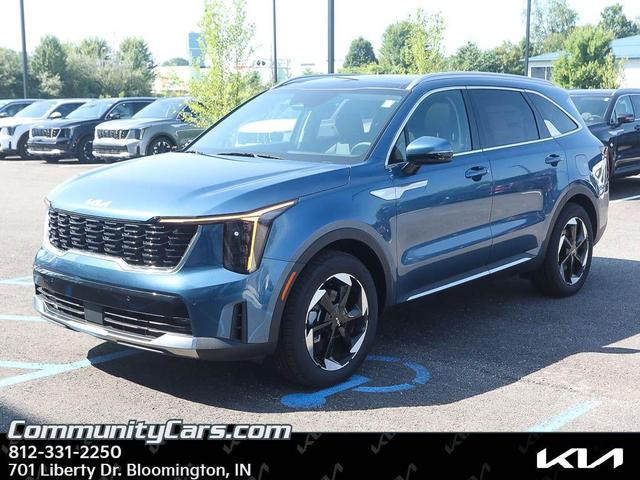 Photo of 2025 Mineral Blue Kia Sorento Hybrid
