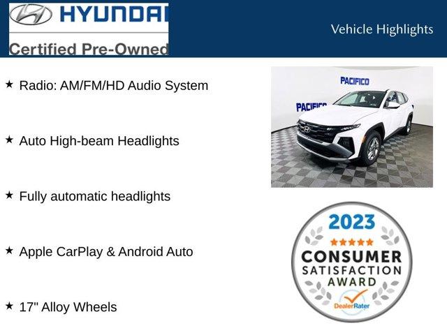 Photo of 2025 White Hyundai TUCSON