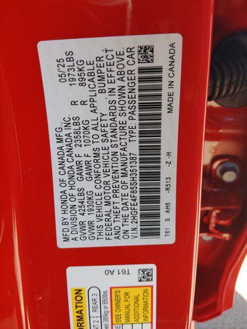 Photo of 2025 Rallye Red Honda Civic Hybrid