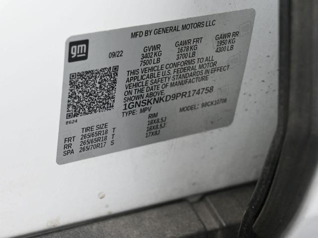 Photo of 2023 Summit White Chevrolet Tahoe