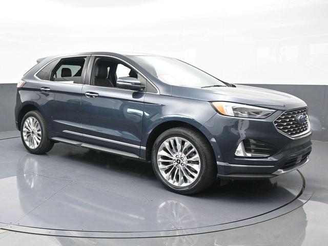 Photo of 2022 Stone Blue Metallic Ford Edge