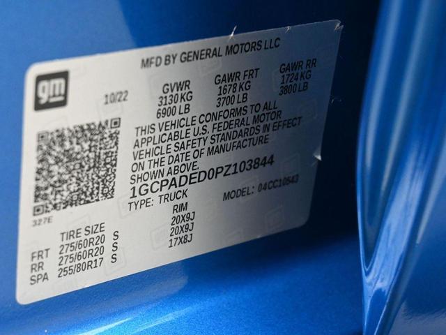 Photo of 2023 Glacier Blue Metallic Chevrolet Silverado 1500