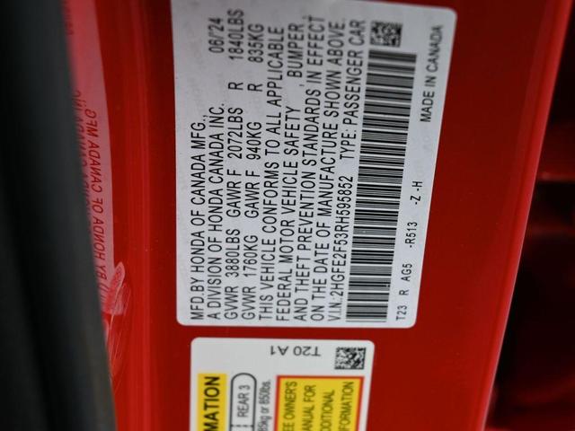 Photo of 2024 Red Honda Civic