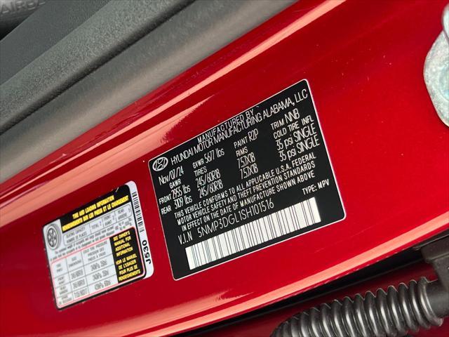 Photo of 2025 Ultimate Red Hyundai SANTA FE