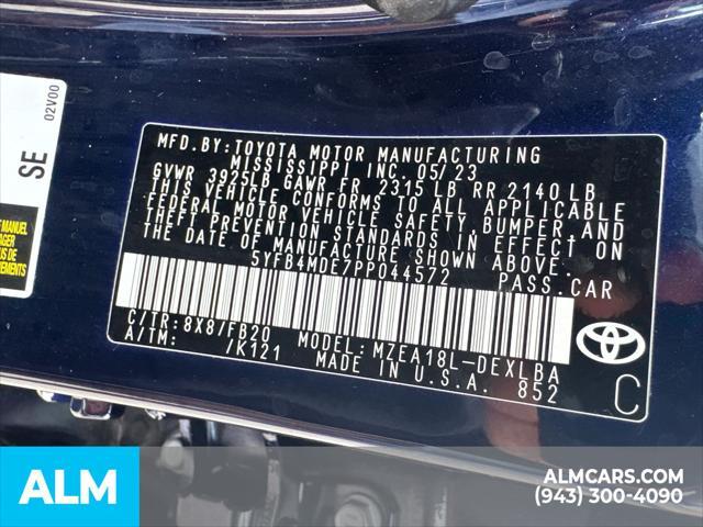 Photo of 2023 Blue Toyota Corolla