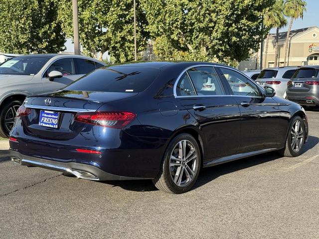 Photo of 2021 Blue Mercedes-Benz E-Class