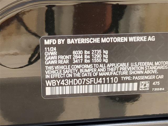 Photo of 2025 Black Sapphire Metallic BMW i4 Gran Coupe