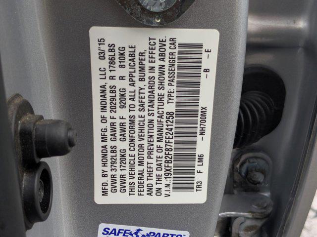 Photo of 2015 Alabaster Silver Metallic Honda Civic