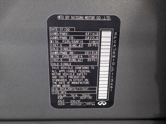 Photo of 2020 Graphite Shadow INFINITI QX50
