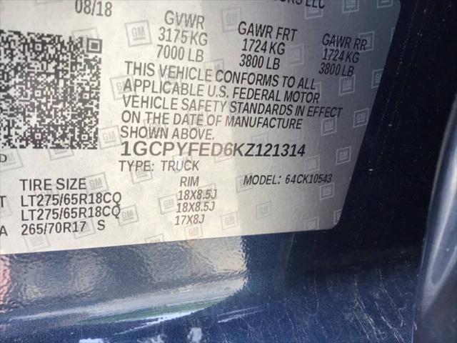 Photo of 2019 Northsky Blue Metallic Chevrolet Silverado 1500