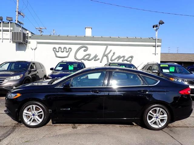 Photo of 2018 Black Ford Fusion Hybrid