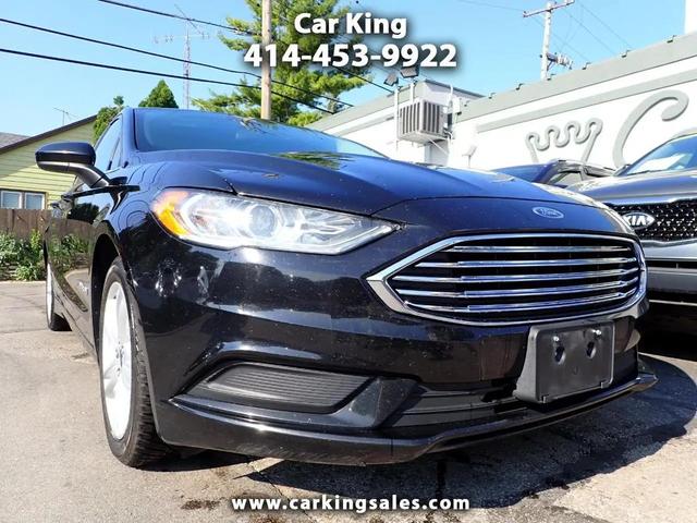 Photo of 2018 Black Ford Fusion Hybrid