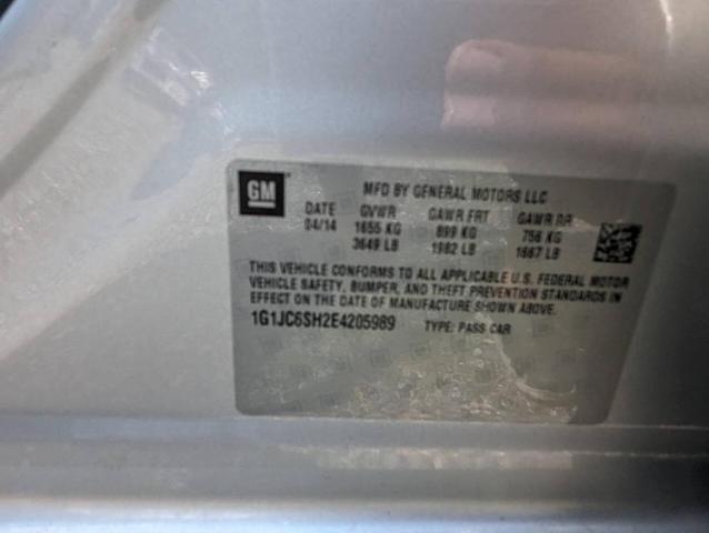 Photo of 2014 Silver Chevrolet Sonic