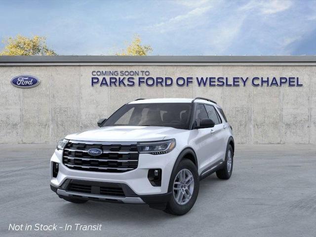 Photo of 2025 Space White Metallic Ford Explorer