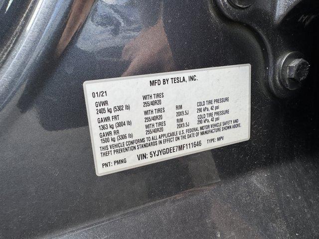 Photo of 2021 Midnight Silver Metallic Tesla Model Y