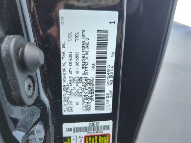 Photo of 2025 Midnight Black Metallic Toyota Tundra Hybrid