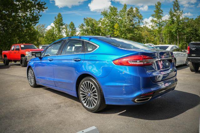 Photo of 2017 Blue Ford Fusion