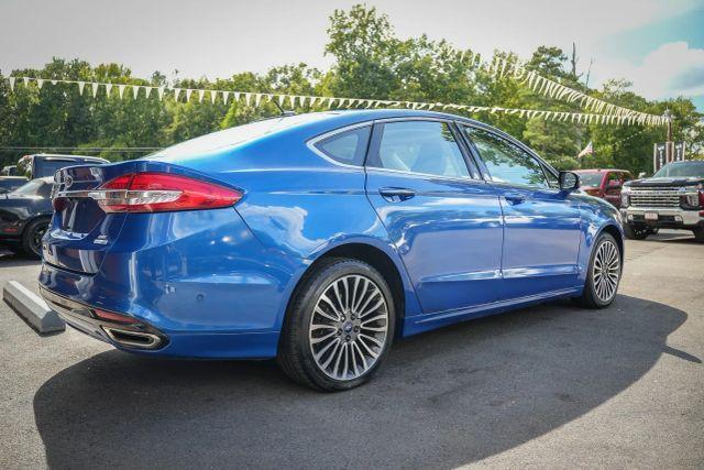 Photo of 2017 Blue Ford Fusion