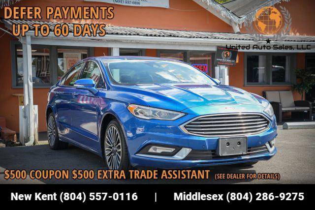 Photo of 2017 Blue Ford Fusion