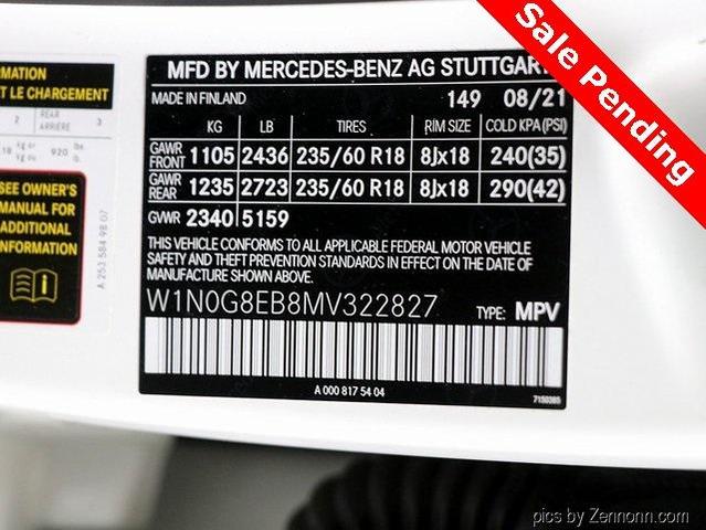 Photo of 2021 Polar White Mercedes-Benz GLC 300