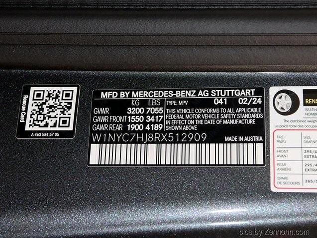 Photo of 2024 Graphite Metallic Mercedes-Benz AMG G 63