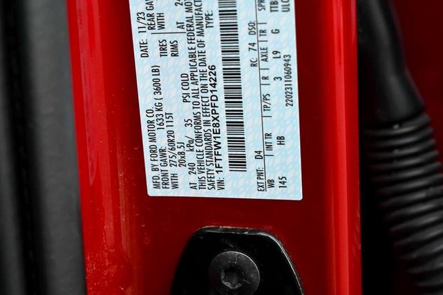 Photo of 2023 Rapid Red Metallic Tinted Clearcoat Ford F-150