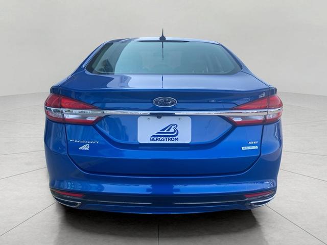 Photo of 2017 Lightning Blue Ford Fusion