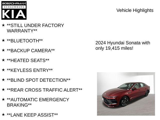 Photo of 2024 Red Hyundai SONATA