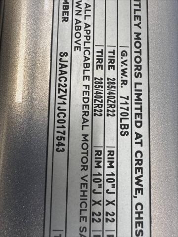 Photo of 2018 Silver Bentley Bentayga