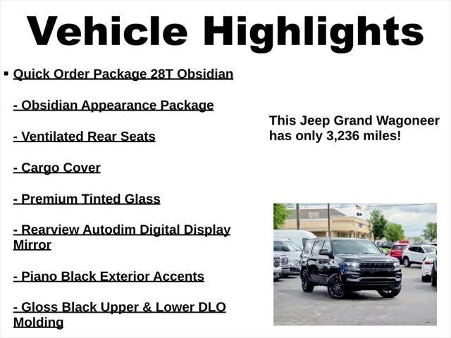 Photo of 2024 Diamond Black Crystal Pearlcoat Jeep Grand Wagoneer