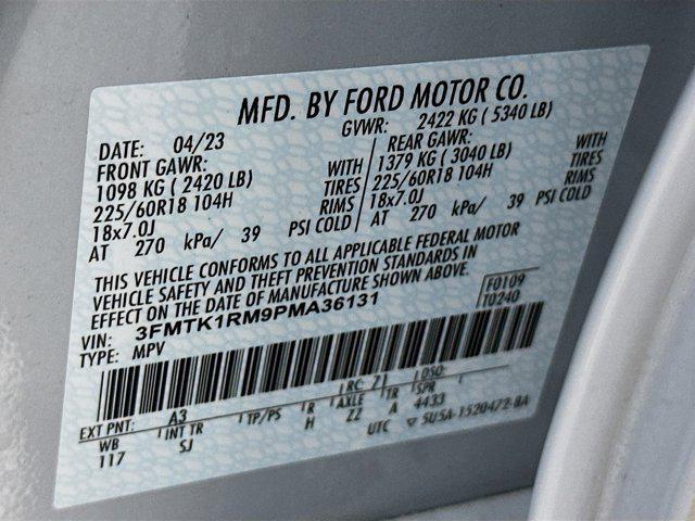 Photo of 2023 Space White Metallic Ford Mustang Mach-E