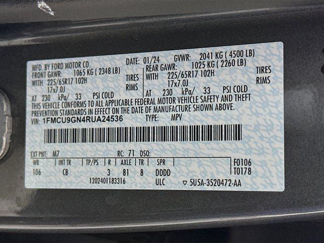 Photo of 2024 Carbonized Gray Metallic Ford Escape