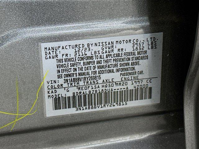 Photo of 2024 Gun Metallic Nissan Sentra
