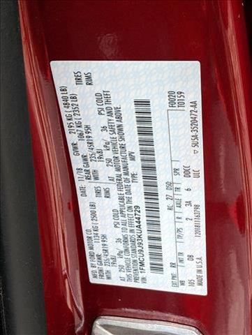 Photo of 2019 Ruby Red Metallic Tinted Clearcoat Ford Escape