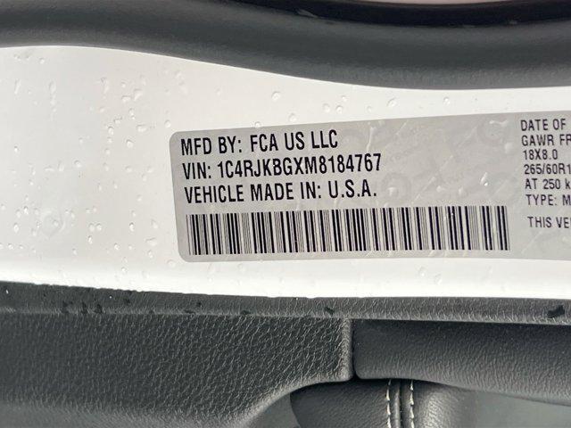 Photo of 2021 Bright White Clearcoat Jeep Grand Cherokee L