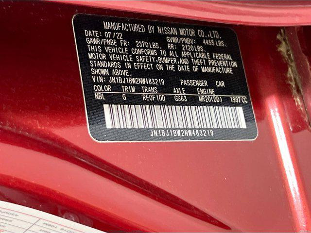 Photo of 2022 Scarlet Ember Pearl Metallic Nissan Rogue Sport