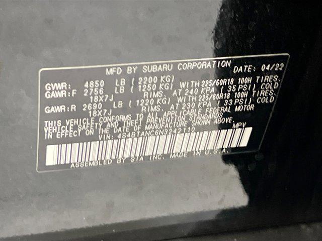 Photo of 2022 Crystal Black Silica Subaru Outback