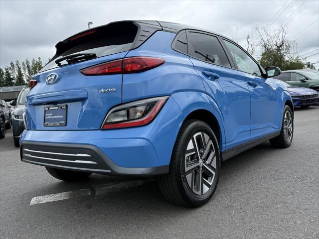 Photo of 2022 Blue Wave w/Black Rook Hyundai KONA EV