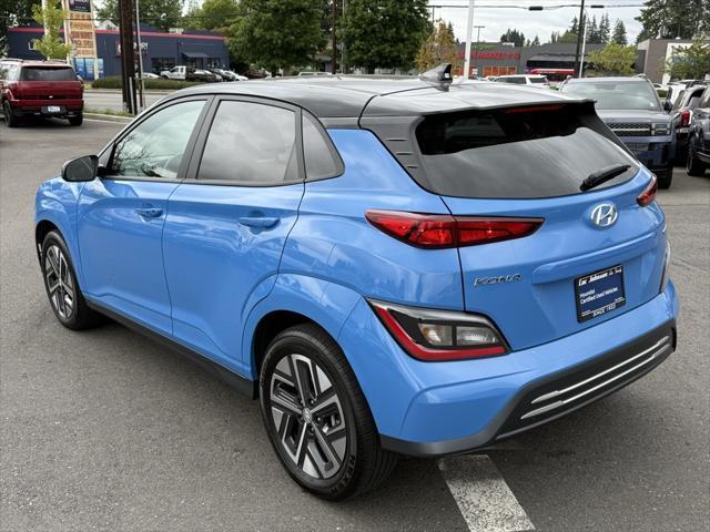 Photo of 2022 Blue Wave w/Black Rook Hyundai KONA EV