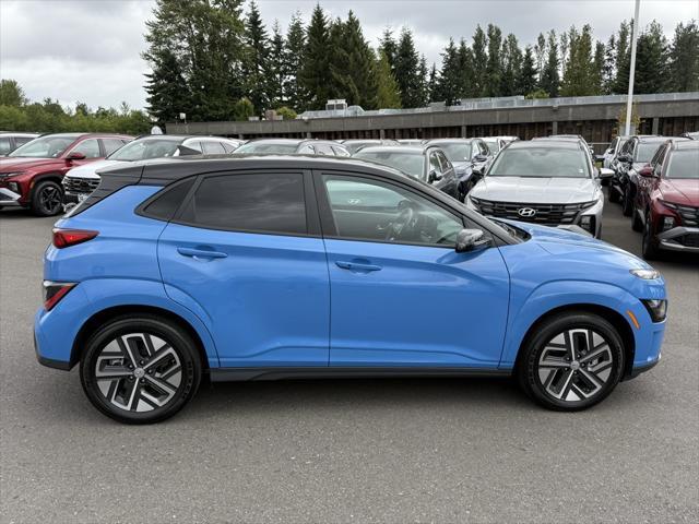 Photo of 2022 Blue Wave w/Black Rook Hyundai KONA EV