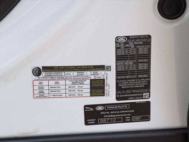Photo of 2022 White Land Rover Range Rover