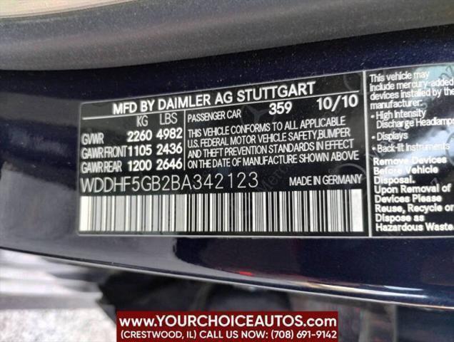Photo of 2011 Capri Blue Metallic Mercedes-Benz E-Class