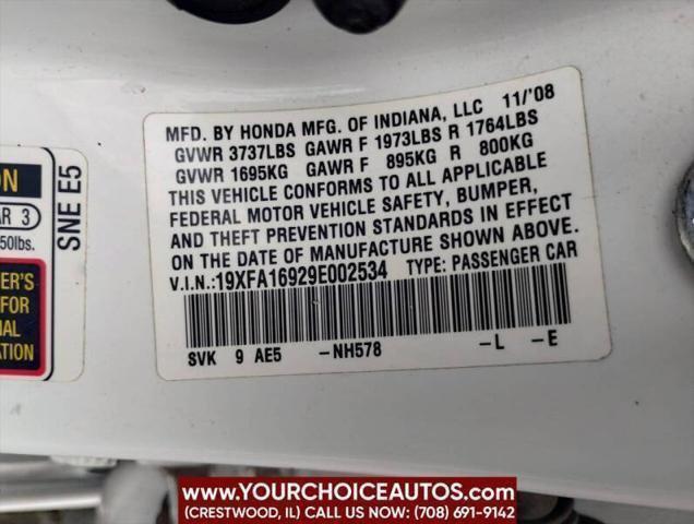 Photo of 2009 Taffeta White Honda Civic