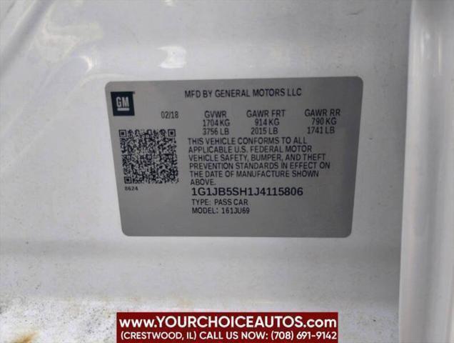 Photo of 2018 Summit White Chevrolet Sonic