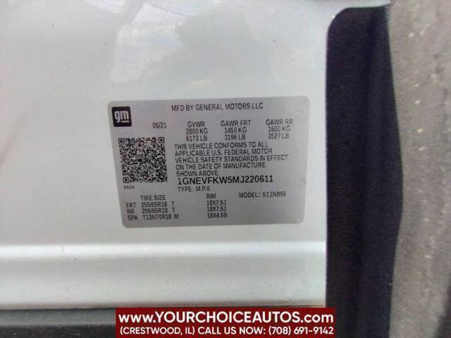 Photo of 2021 Summit White Chevrolet Traverse