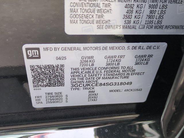 Photo of 2025 Black Chevrolet Silverado 1500